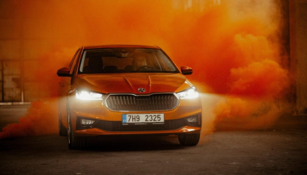 Škoda Fabia - zástupce vozů se spalovacím motorem